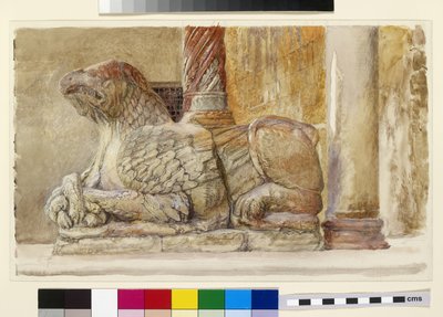 Gryphon, Verona, 19th century by John Ruskin